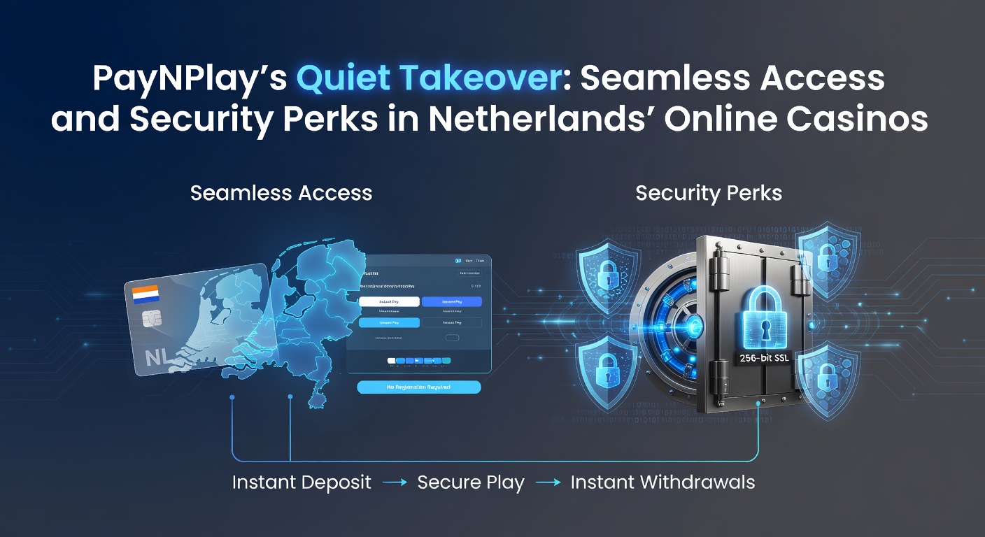 Grafiek die de groei van Pay N Play-adoptie in Nederlandse online casinos laat zien, met een stijgende lijn vanaf 2024 tot april 2026