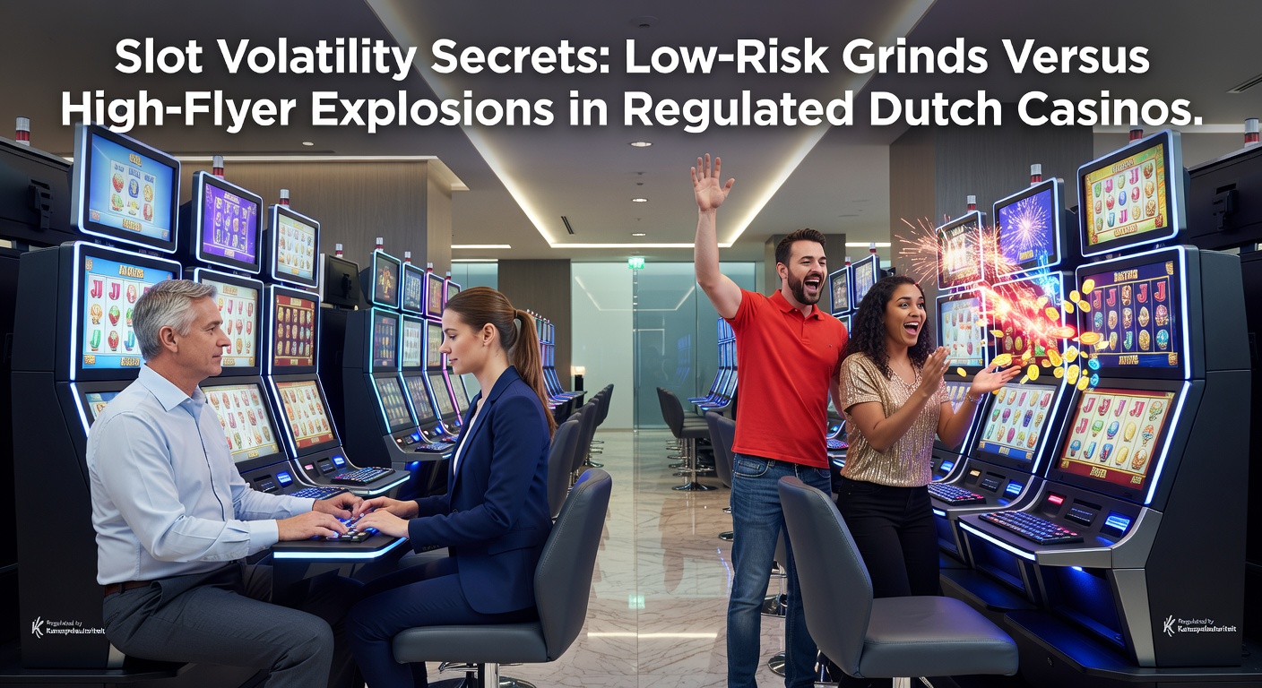 Voorbeeldscherm van een hoge volatiliteit slot met exploderende multipliers en grote winpotentieel in een Nederlands casino